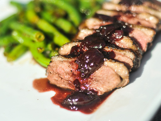 Grilled Duck Breast Recipes
 Grilling Peppered Duck Breasts with Cherry Port Sauce