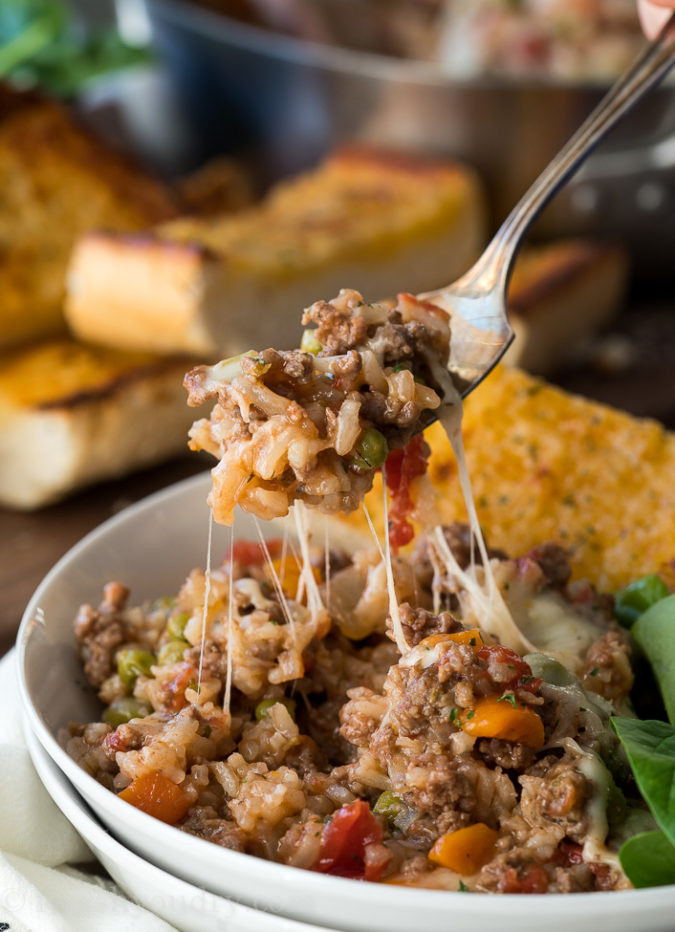 Ground Beef And Rice Recipes Quick
 Italian Beef and Rice Skillet