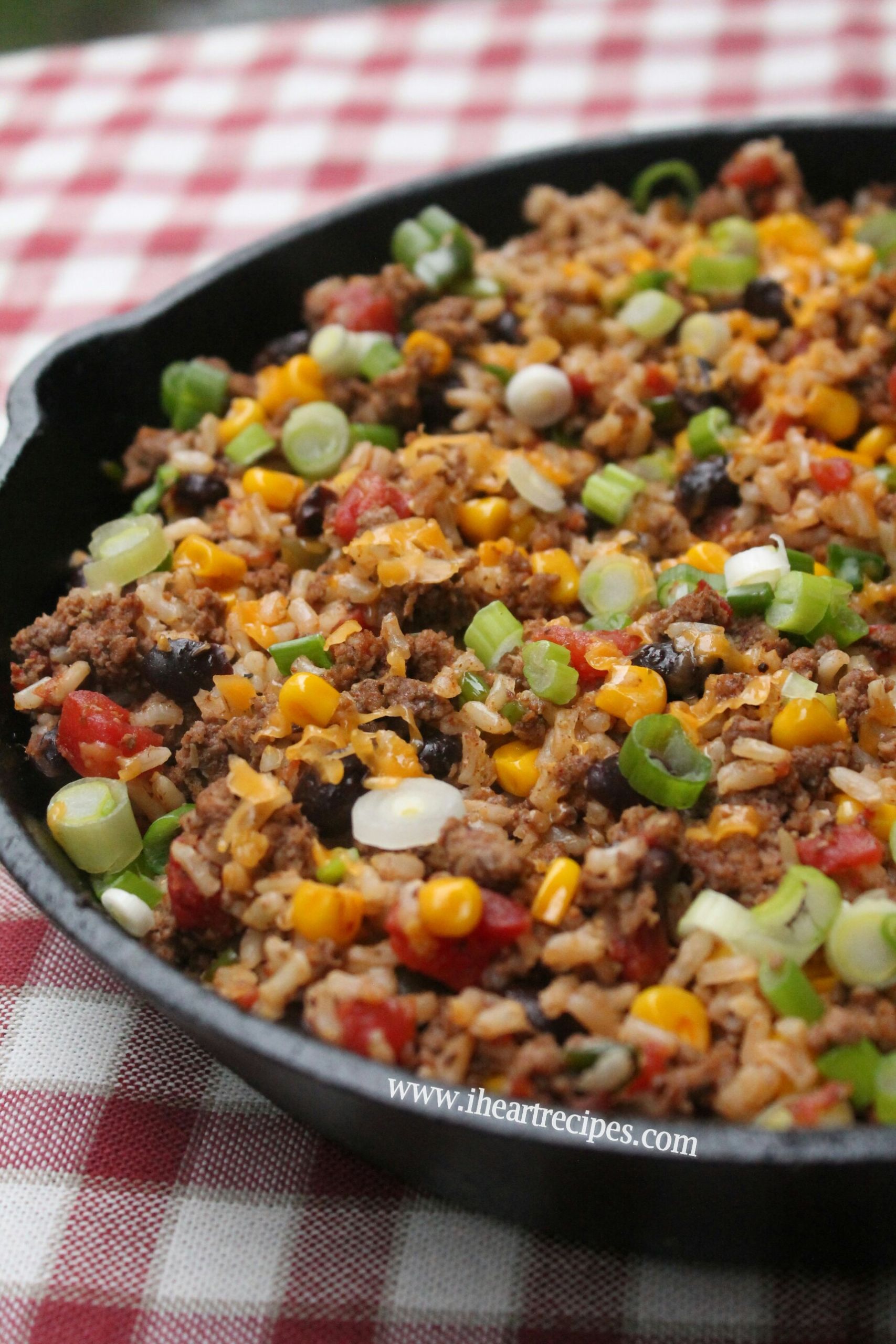 Ground Beef And Rice Recipes Quick
 Tex Mex Beef Skillet
