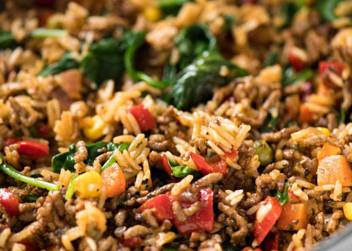 Ground Beef And Rice Recipes Quick
 Beef and Rice with Veggies