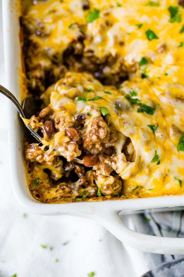 Ground Beef And Rice Recipes Quick
 Mexican Cheesy Ground Beef and Rice Casserole [ Video