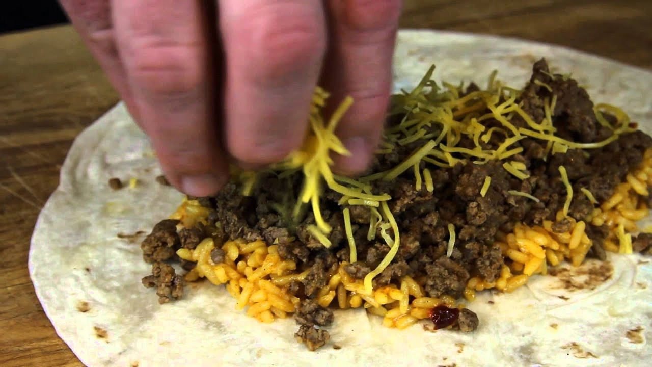 Ground Beef Burrito Recipe
 Ground Beef Burrito Recipe Using Rice & Cheese Tacos