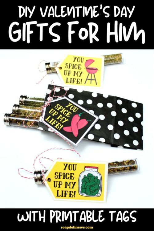 Guy Valentine Gift Ideas
 DIY Valentine s Day Gifts for Him with Printable