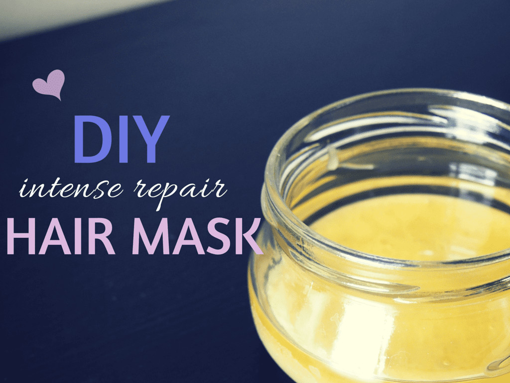 Hair Repair Mask DIY
 DIY Hair Mask Intense Repair Honey & Olive Oil