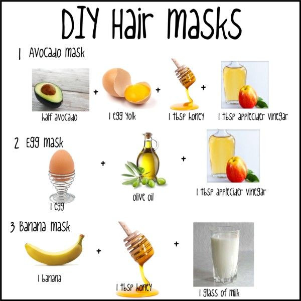 Hair Repair Mask DIY
 Homemade hair masks with ingre nts found in your kitchen