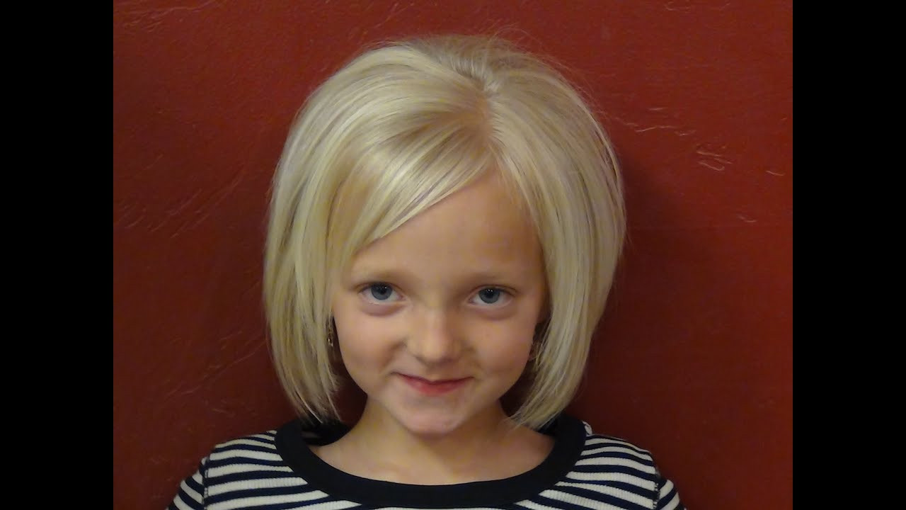 Haircuts For Little Girls With Thin Hair
 Cut Short HairStyles into Little Girl s Hair Tutorial
