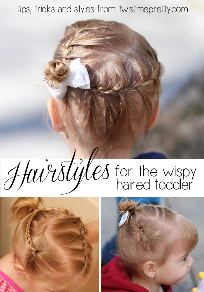 Haircuts For Little Girls With Thin Hair
 Styles for the wispy haired toddler Twist Me Pretty