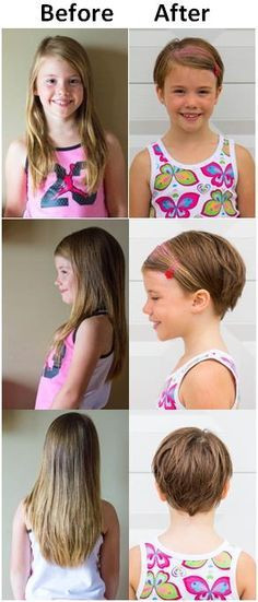 Haircuts For Little Girls With Thin Hair
 Pixie cut haircut for toddlers or young girls with thin or