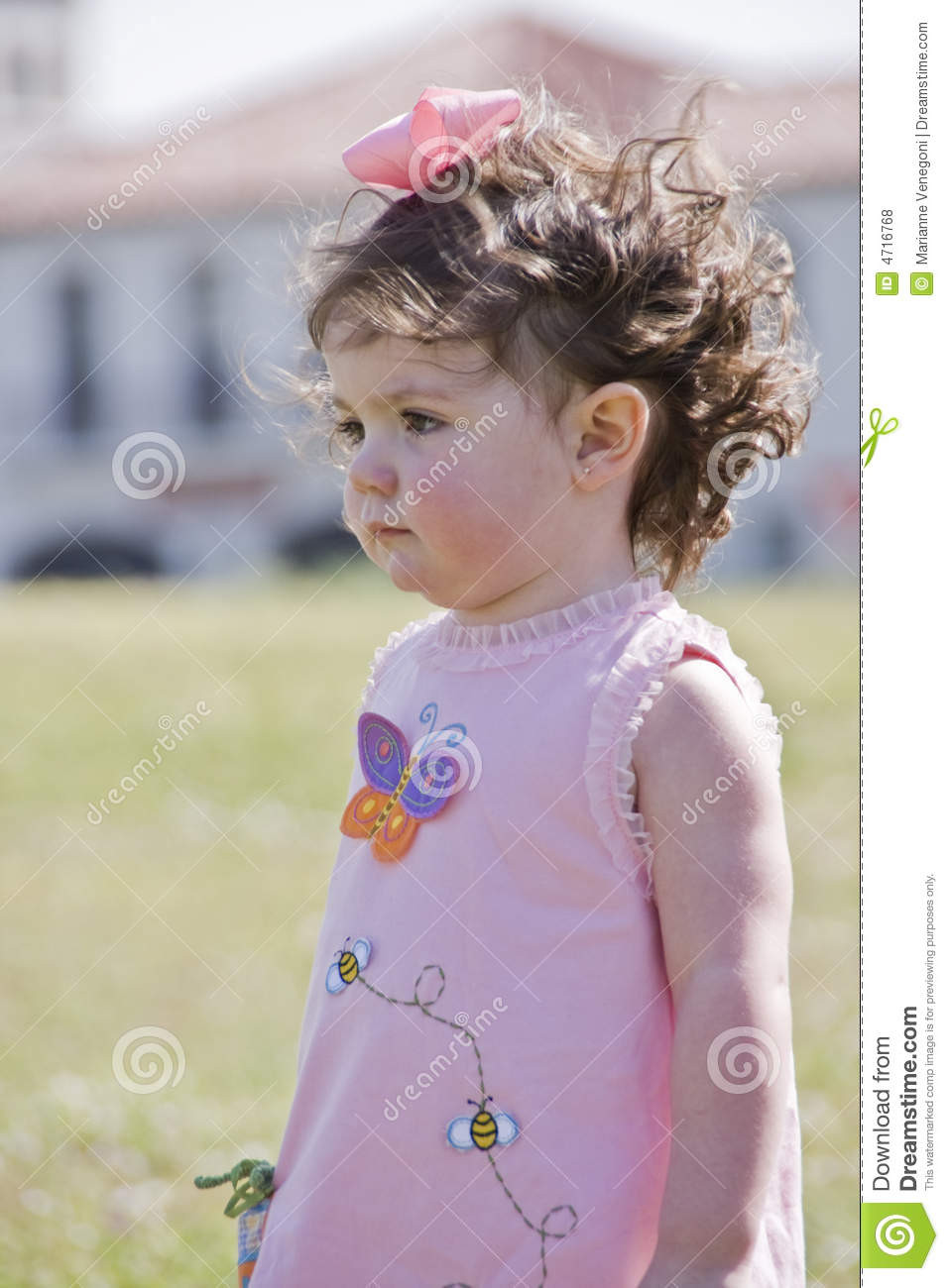 Hairstyle For Little Girls With Curly Hair
 Little Girl With Curly Hair Stock Image of