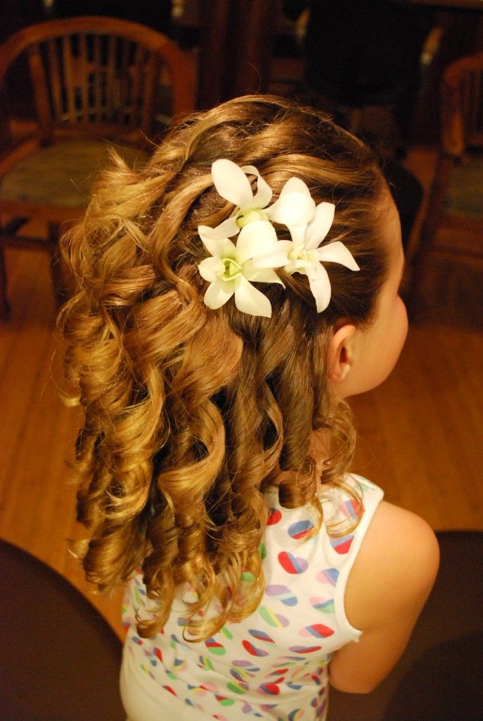 Hairstyle For Little Girls With Curly Hair
 20 Wedding Hairstyles For Kids Ideas Wohh Wedding