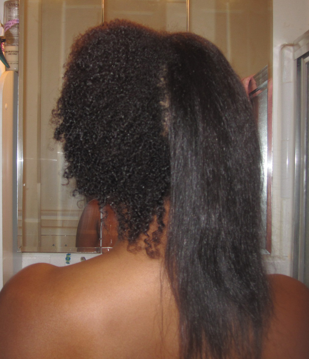 Hairstyle For Transitioning From Relaxed To Natural Hair
 From Relaxed to Natural Hair without The Big Chop