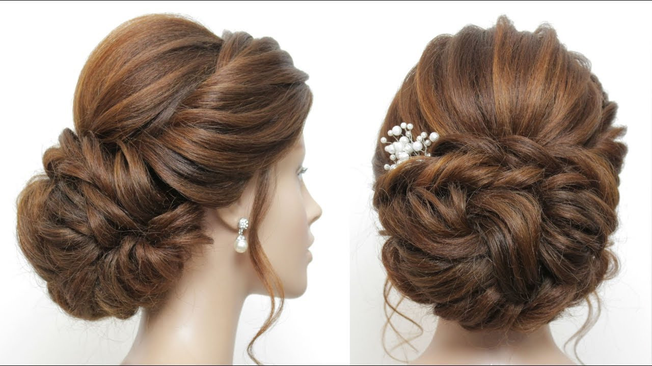 Hairstyle For Wedding
 New Low Messy Bun Bridal Hairstyle For Long Hair Wedding