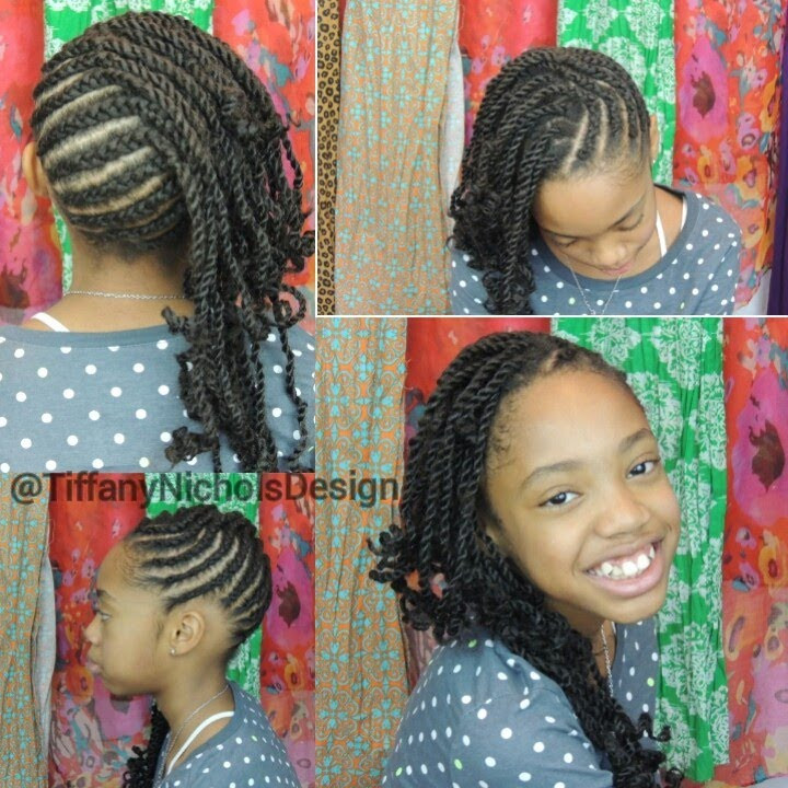 Hairstyles Black Kids
 Cornrows and Twists Natural Hairstyle Kid Friendly