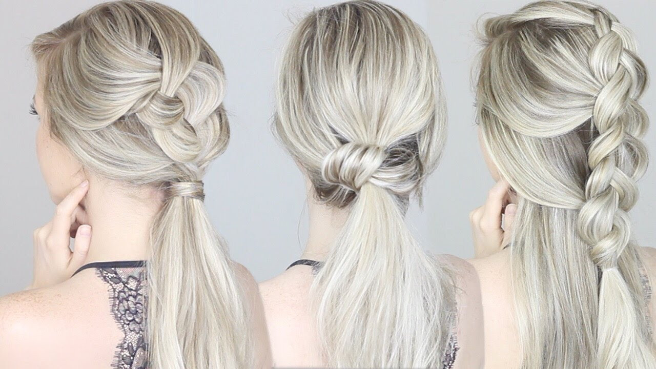 Hairstyles Easy
 QUICK & EASY Hairstyles For Summer