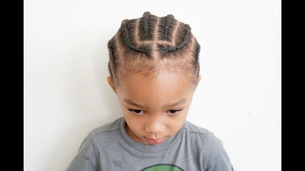 Hairstyles For Baby Boys
 TODDLER BRAIDS ON COARSE BOY HAIR TENDER HEADED