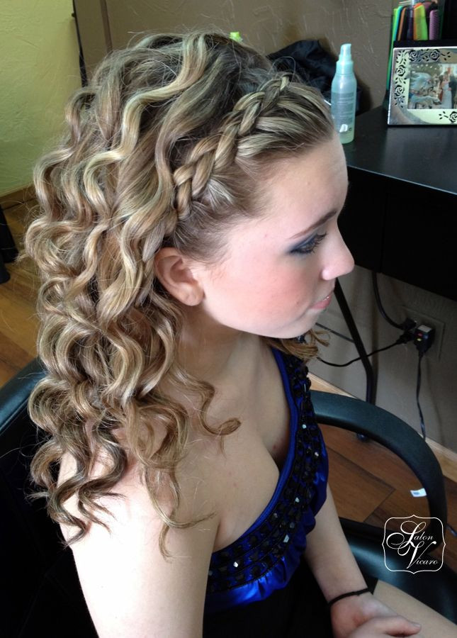 Hairstyles For Prom With Braids And Curls
 prom hairstyles with braids and curls half up half down