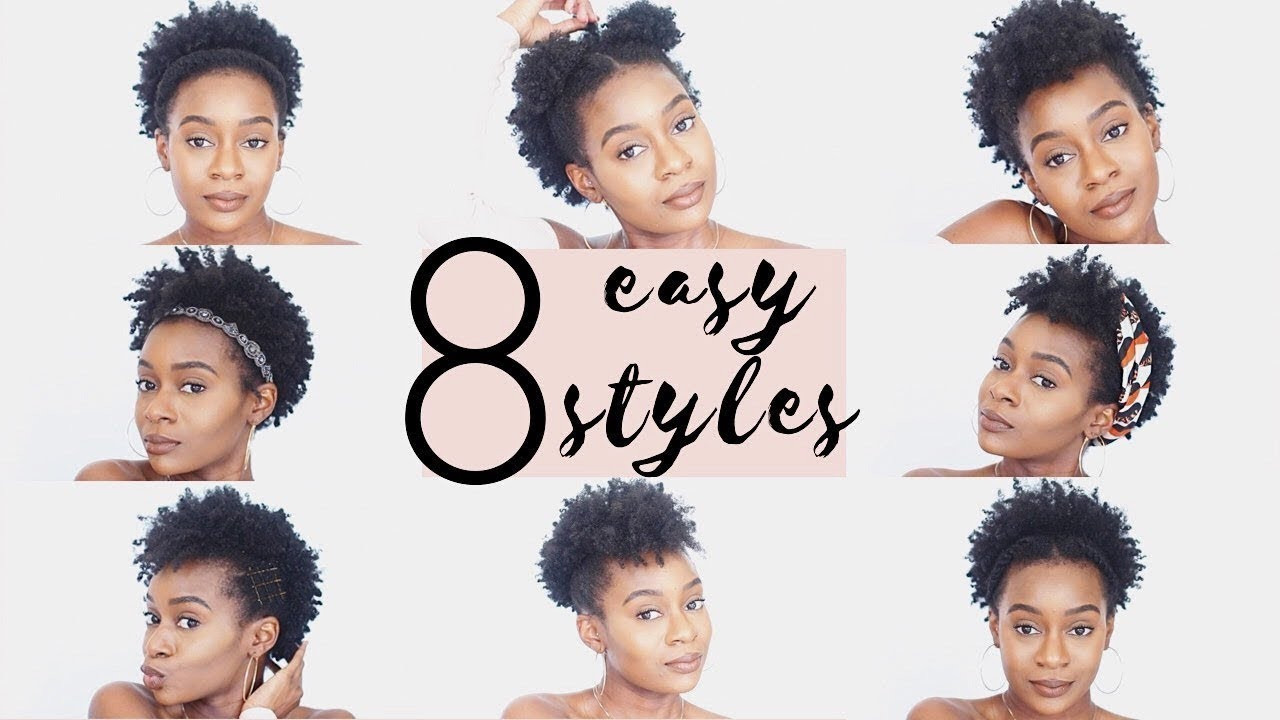 Hairstyles For Short 4C Hair Type
 8 Easy Hairstyles For SHORT 4C Natural Hair