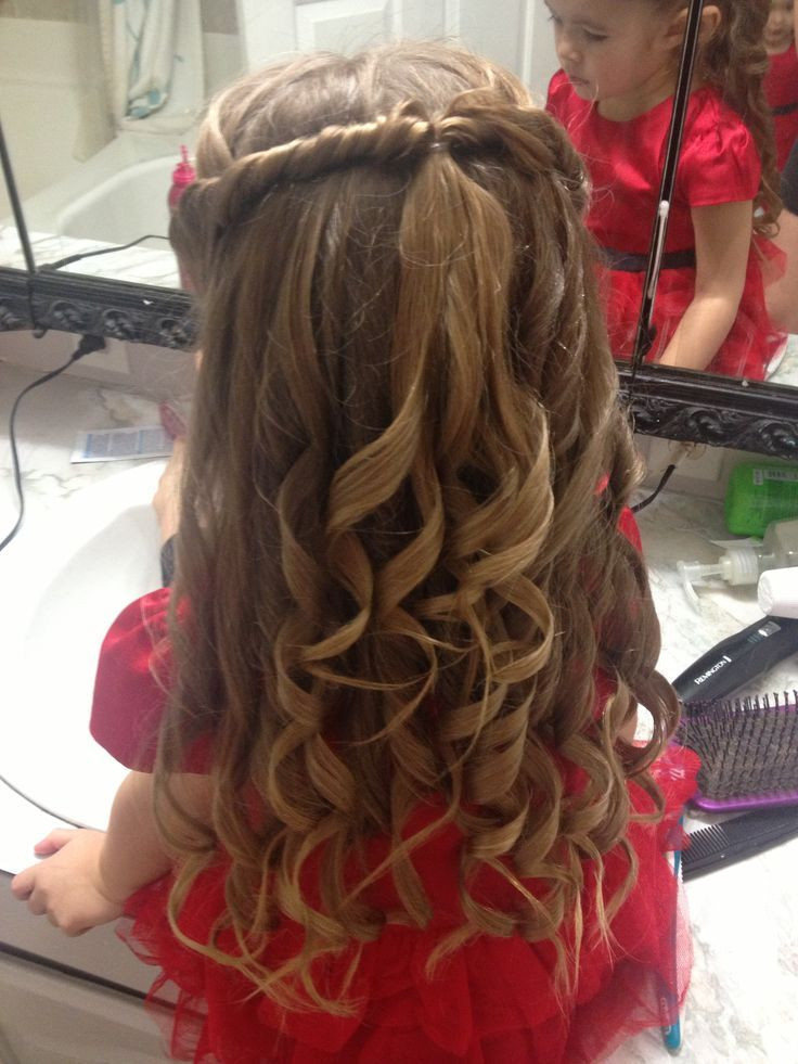 Hairstyles For Short Hair For Little Girls
 Cute little girls hair style for a special occasion