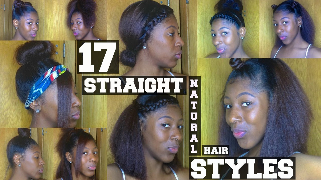 Hairstyles For Straight Natural Hair
 17 NATURAL HAIRSTYLES for Short Naural Hair
