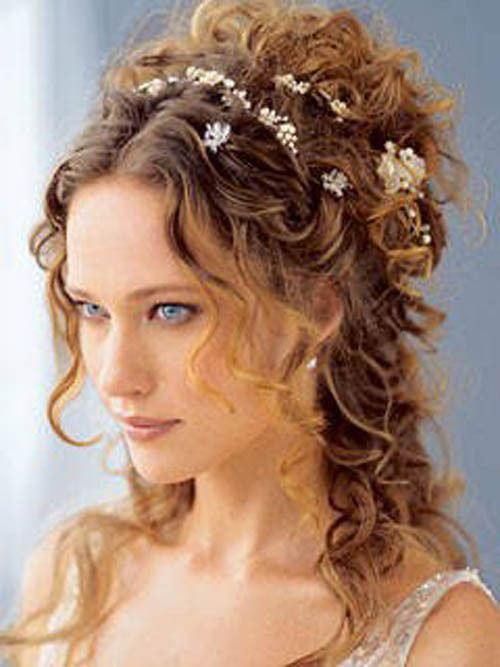 Hairstyles For Wedding Brides
 The Northern Bride Wedding Hairstyles with Flowers