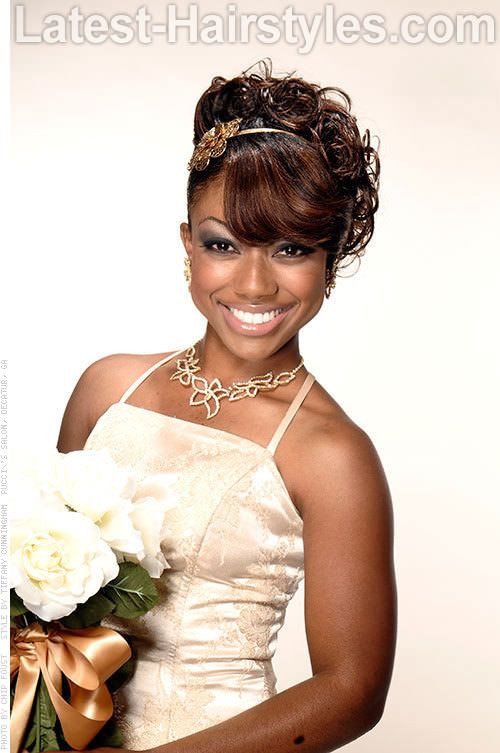 Hairstyles For Weddings Bridesmaid African American
 470 best images about African American Wedding Hair on
