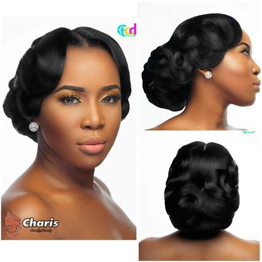 Hairstyles For Weddings Bridesmaid African American
 African American wedding hair style