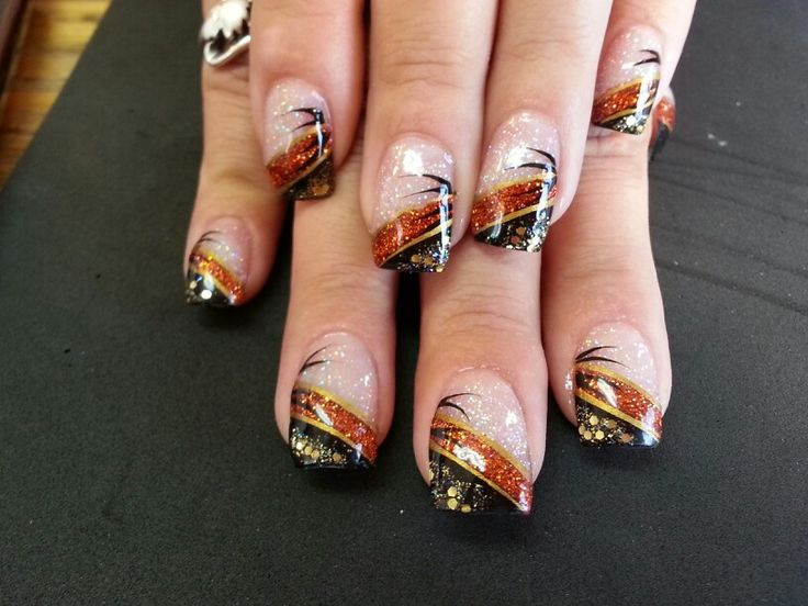 Halloween Acrylic Nail Designs
 17 Best images about Halloween nails on Pinterest