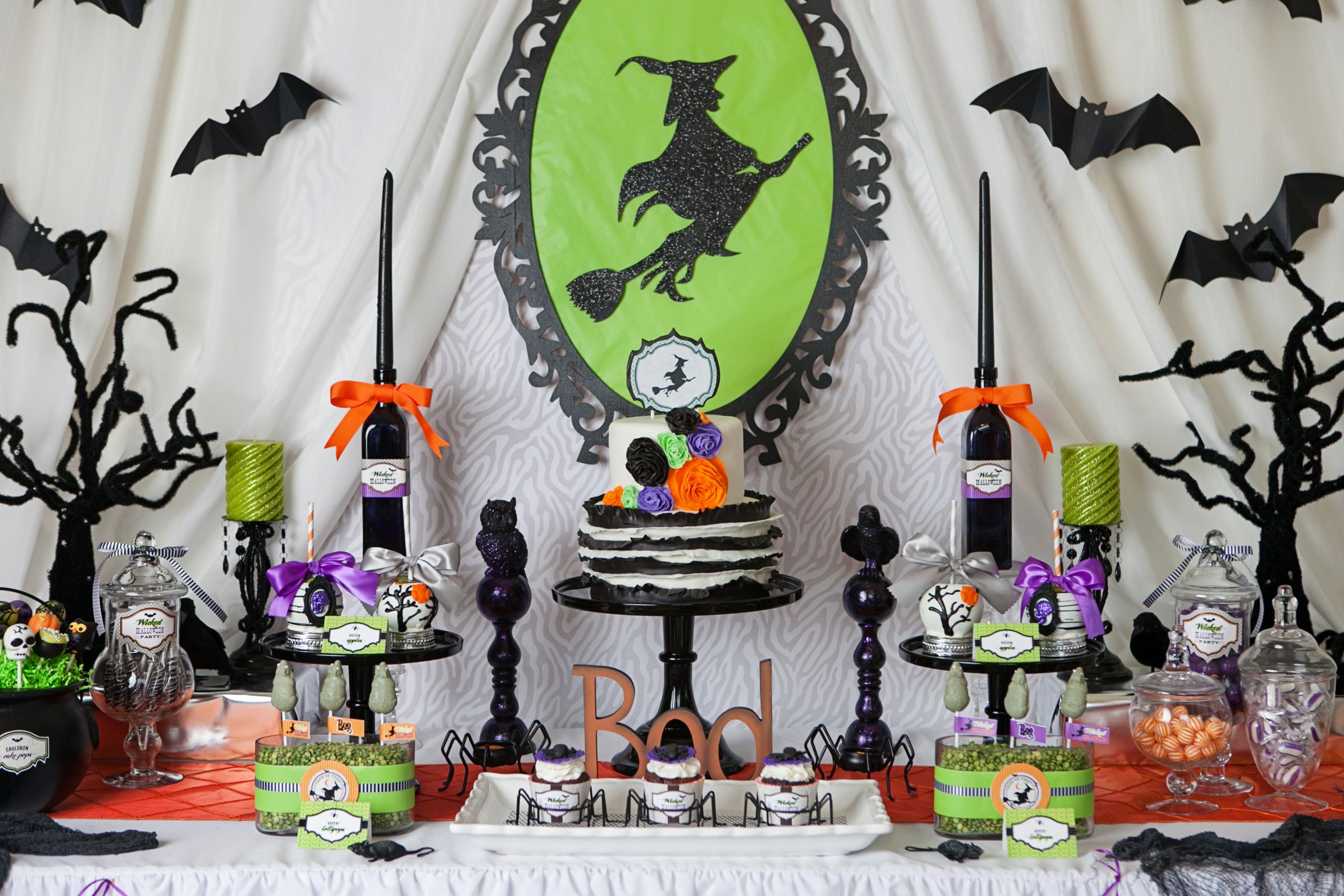 Halloween Birthday Decorations
 A Wickedly Sweet Witch Inspired Halloween Party Anders