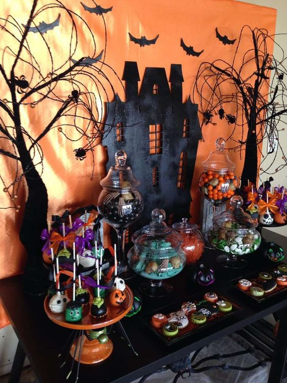 Halloween Birthday Party Decoration Ideas
 15 Ideas To Style A Halloween Dessert Table Shelterness