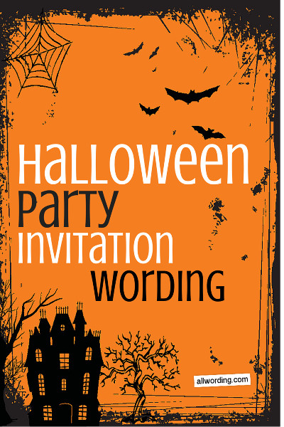 Halloween Birthday Party Invitation Ideas
 Halloween Party Invitation Wording AllWording