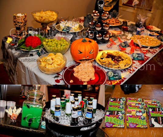 Halloween Kids Party Food
 KIDS Halloween Party decor food treats & Zombie Family