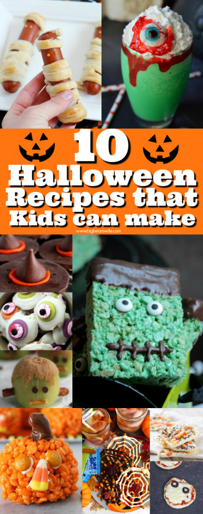 Halloween Kids Recipes
 10 Halloween Recipes that Kids can make Big Bear s Wife