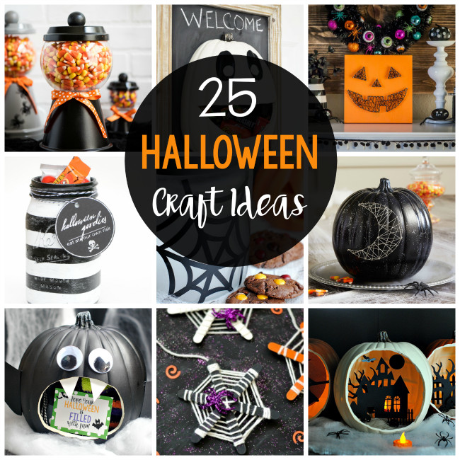 Halloween Party Craft Ideas
 25 Fun & Easy Halloween Crafts Crazy Little Projects