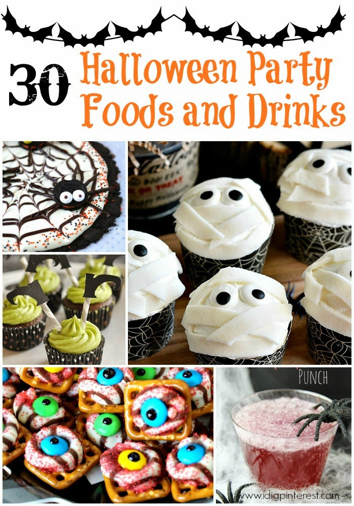 Halloween Party Food Ideas Pinterest
 30 Halloween Party Foods and Drinks I Dig Pinterest