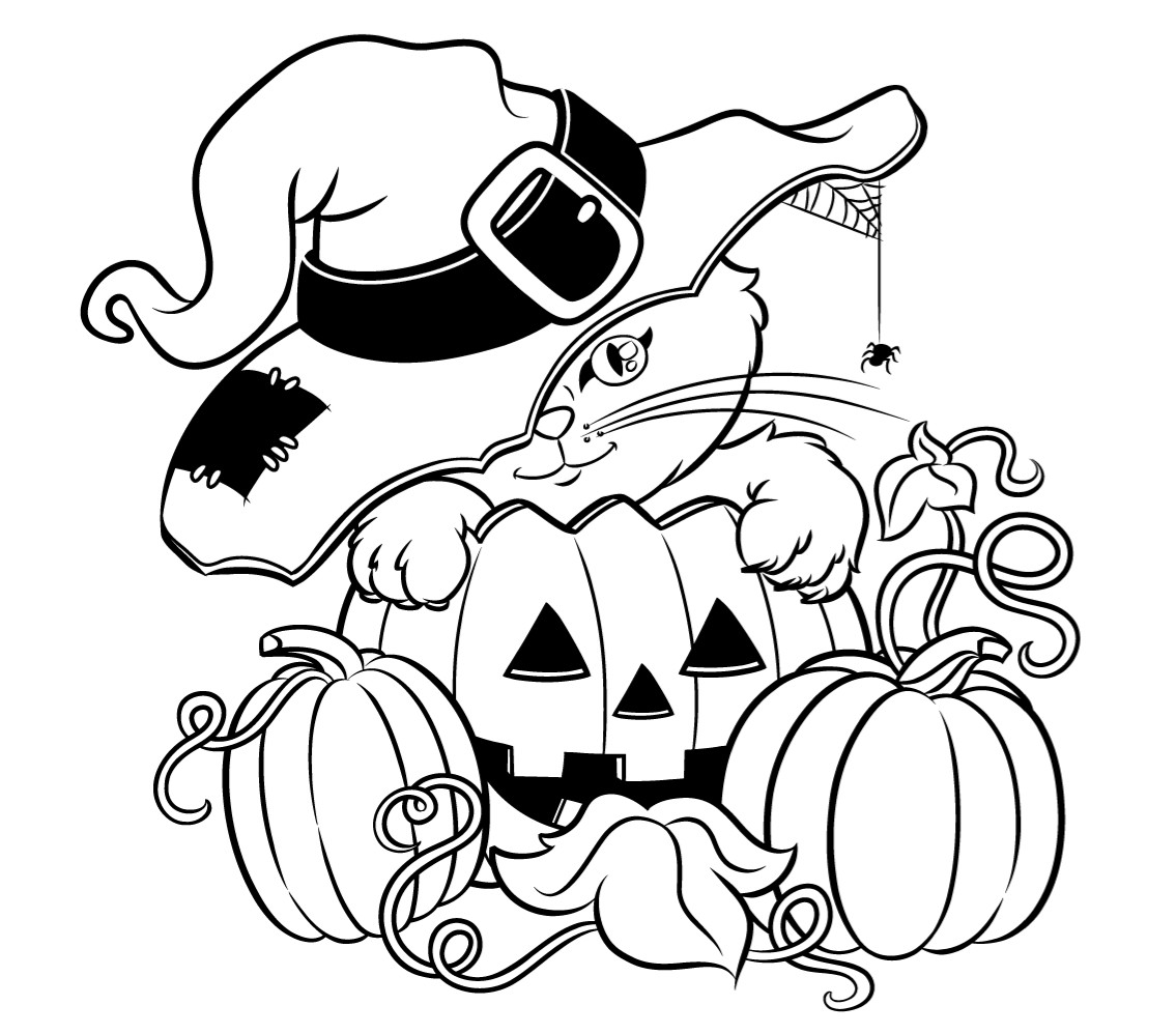 Halloween Printable Coloring Pages
 HALLOWEEN COLORINGS
