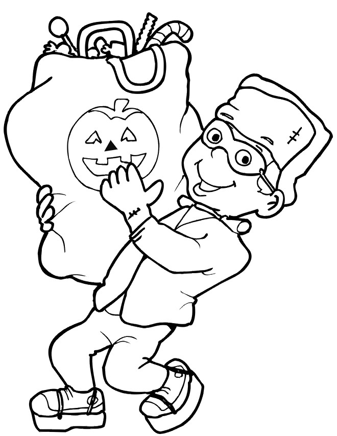 Halloween Printable Coloring Pages
 transmissionpress Halloween Coloring Pages for Kids