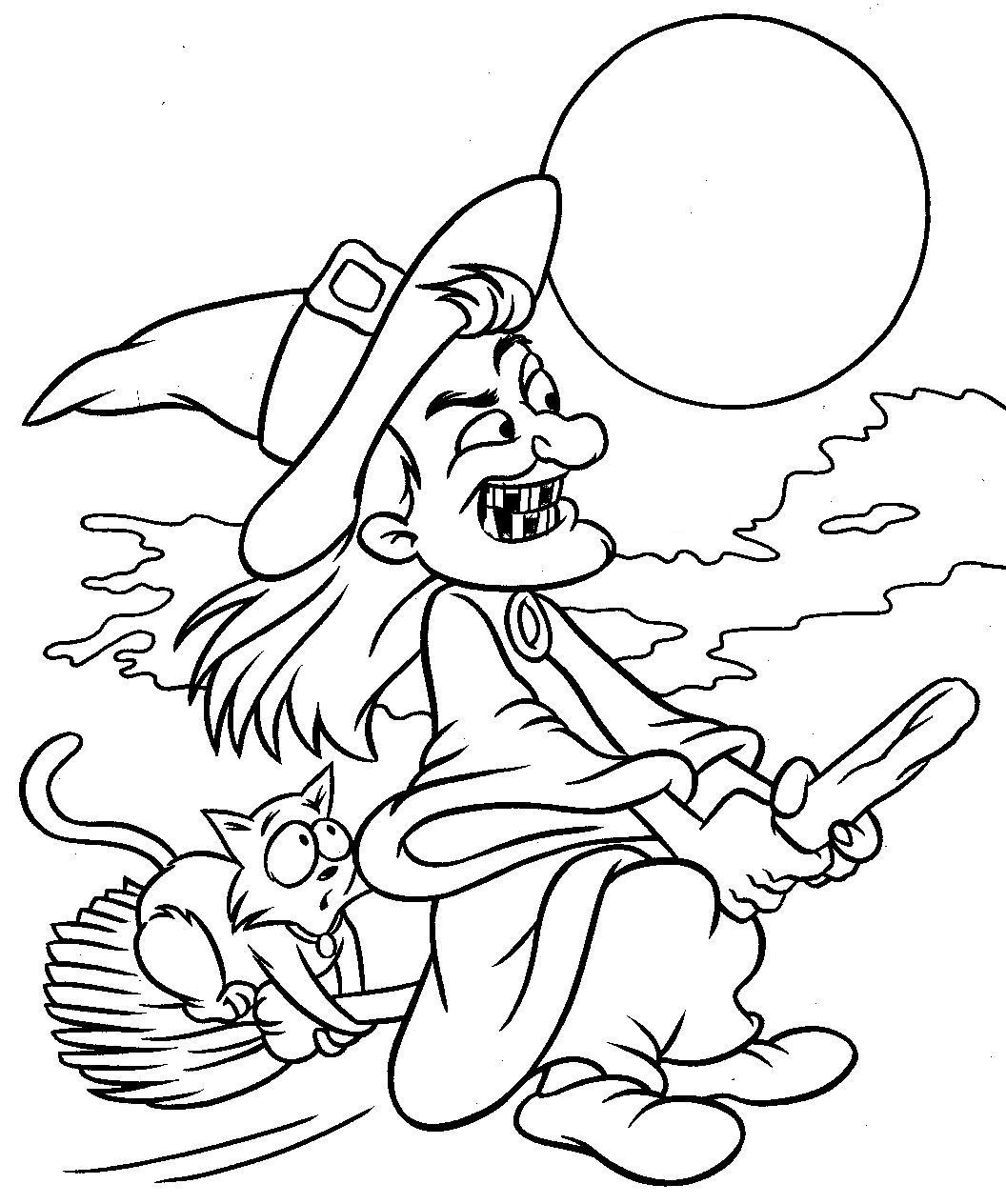 Halloween Printable Coloring Pages
 coloring Halloween coloring pics