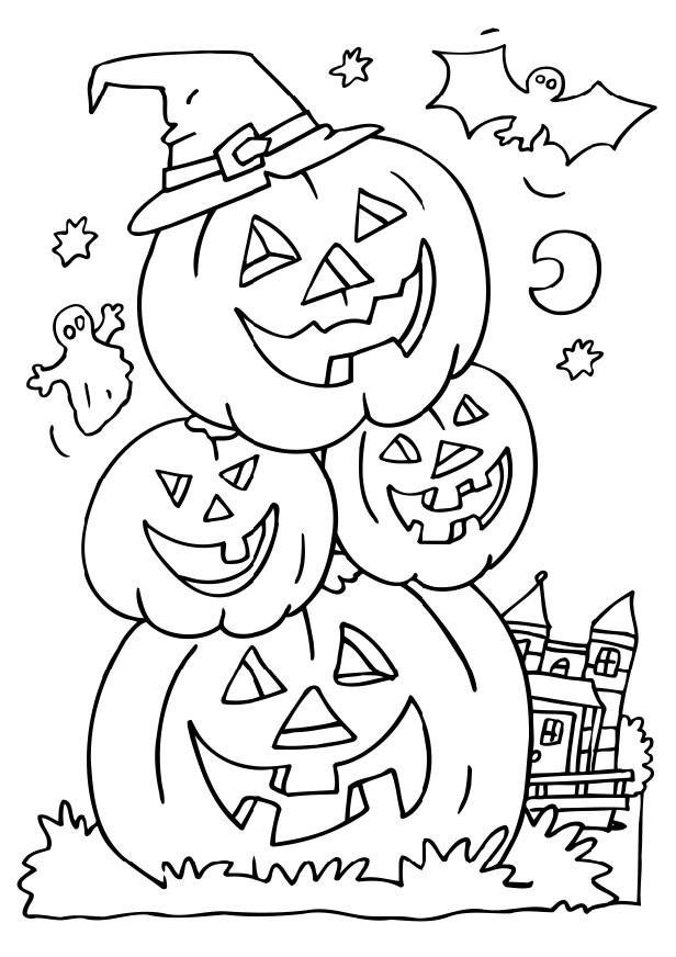 Halloween Printable Coloring Pages
 Free Printable Halloween Coloring Pages For Kids