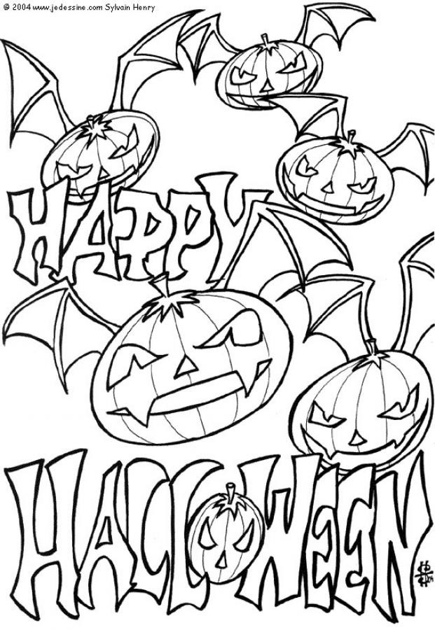 Halloween Printable Coloring Pages
 Free Printable Halloween Coloring Pages For Kids