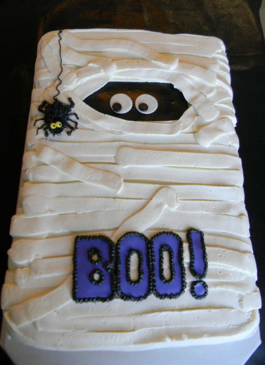 Halloween Sheet Cakes
 Just Dropped By To See My Mummy CakeCentral