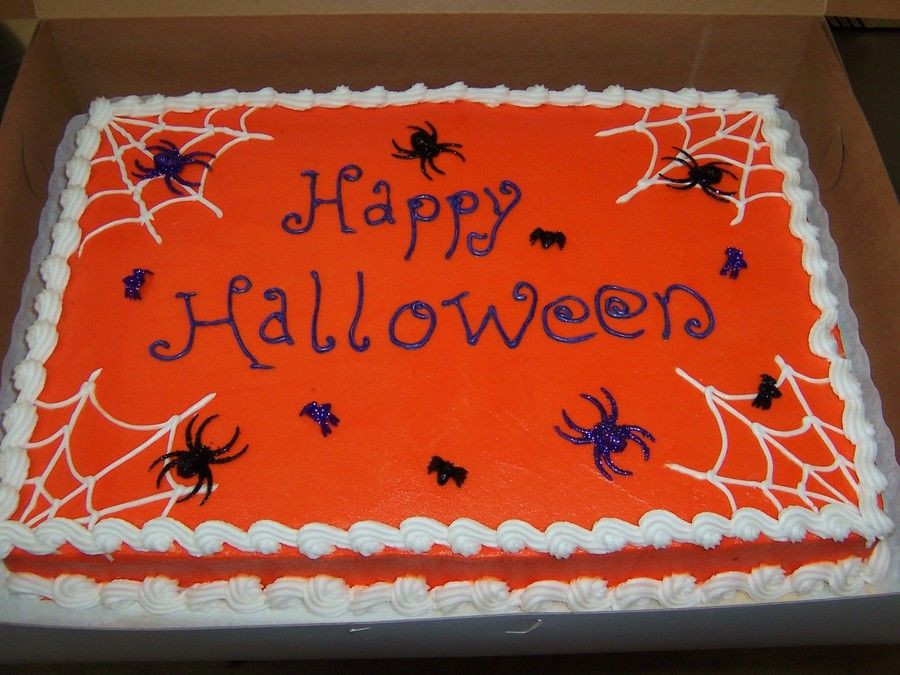 Halloween Sheet Cakes
 Halloween Sheet Cake on Cake Central