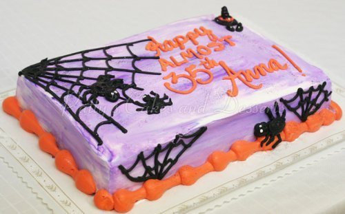 Halloween Sheet Cakes
 Halloween Themed Birthday Cakes