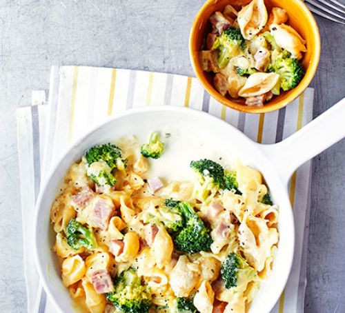 Ham And Pasta Recipes
 Cheesy ham & broccoli pasta recipe