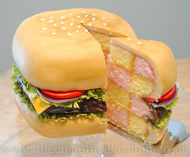 Hamburger Birthday Cake
 Whoa check out the hamburger cake — The Sims Forums