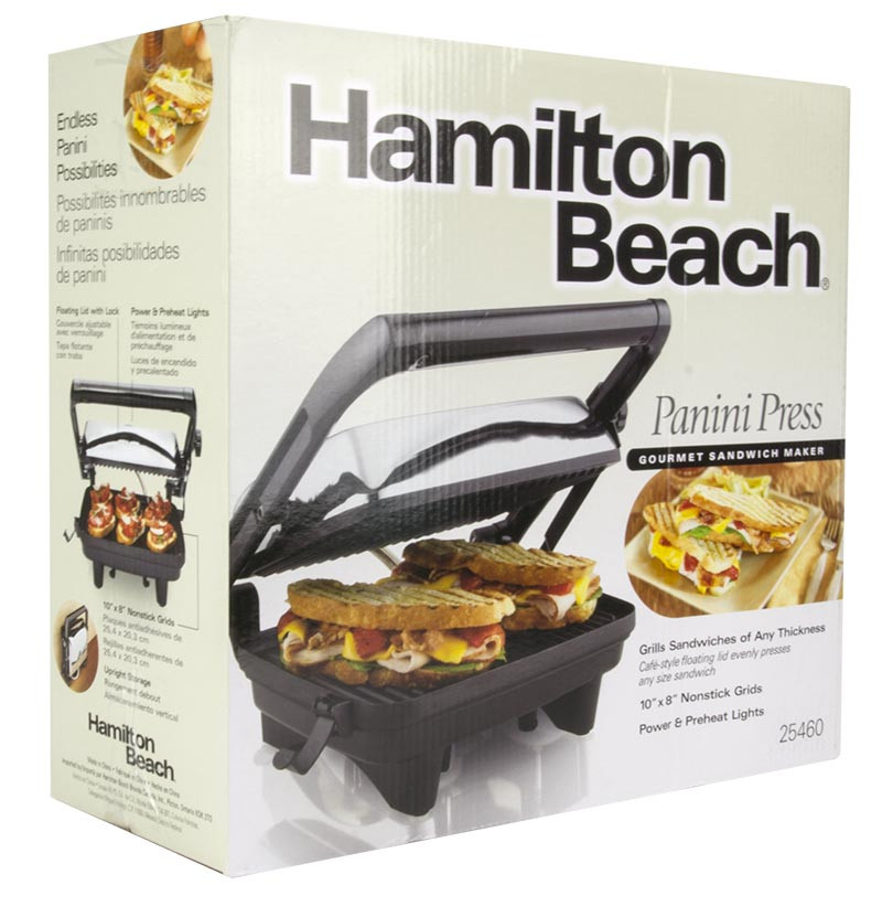 Hamilton Beach Panini Press Gourmet Sandwich Maker
 Hamilton Beach Z Countertop Panini Press Gourmet