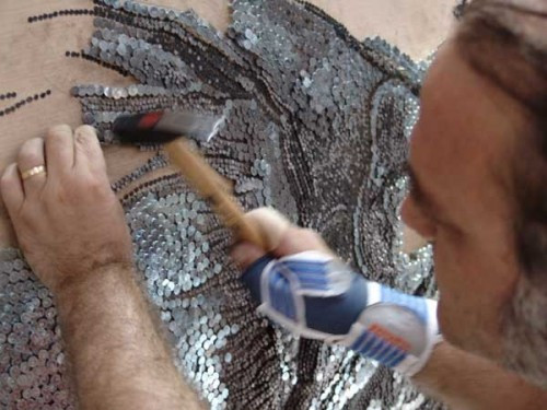 Hammer Nail Art
 MosaICON Modern Mozaik Saimir Strati Albániából