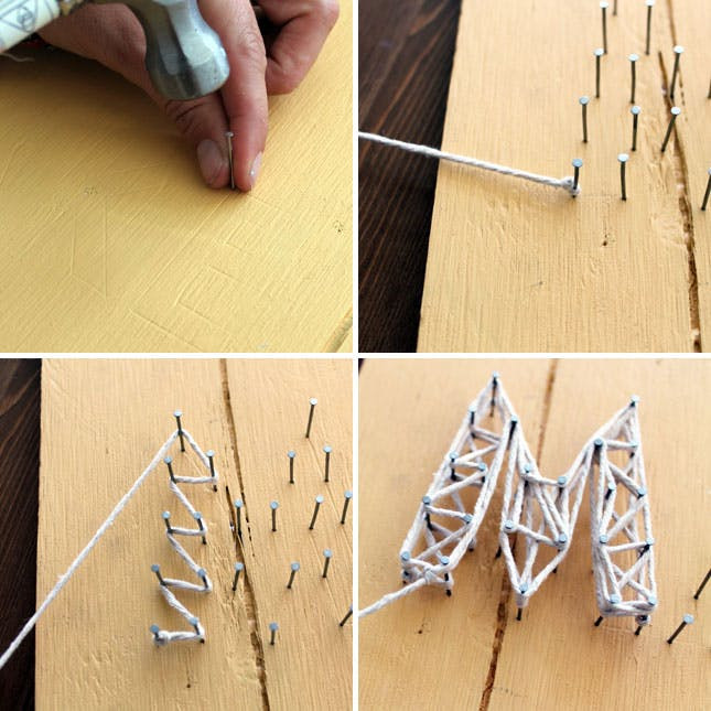 Hammer Nail Art
 DIY Basics Nail String Art