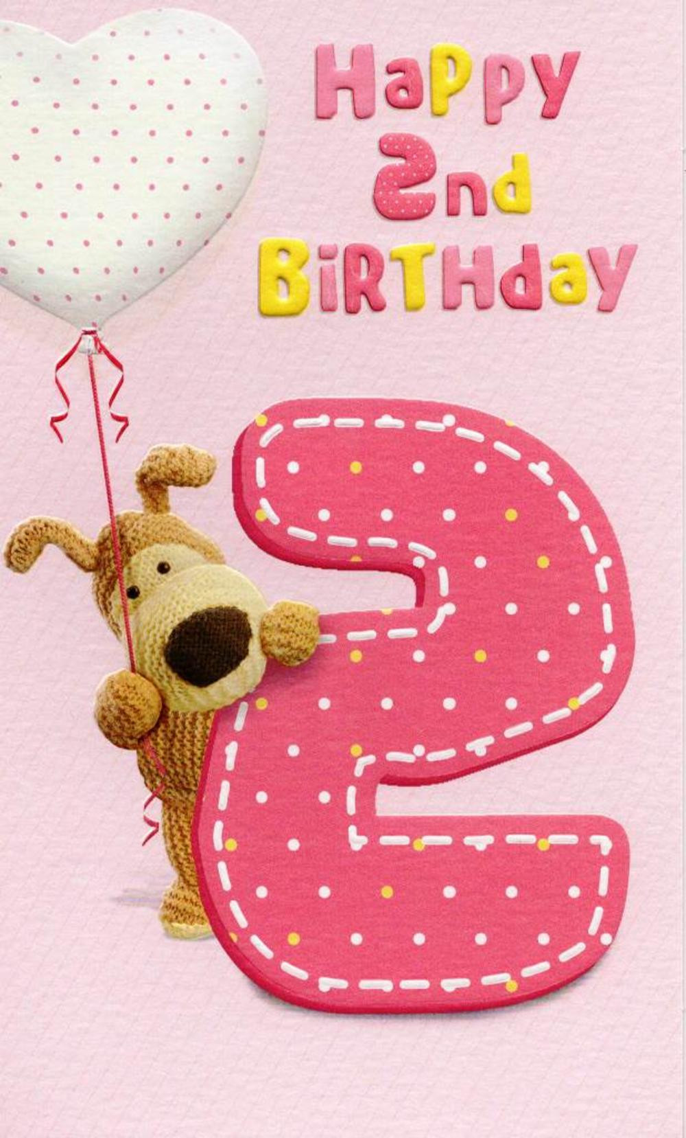 Happy 2nd Birthday Wishes
 Boofle Happy 2nd Birthday Greeting Card