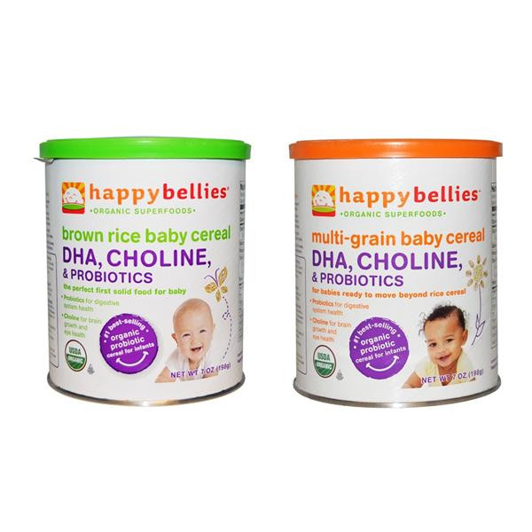 Happy Baby Brown Rice Cereal
 Happy Bellies Multigrain Cereal & Br end 6 22 2017 5 15 PM