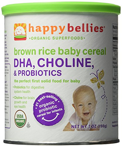 Happy Baby Brown Rice Cereal
 Happy Baby HappyBellies Organic Brown Rice Baby Cereal